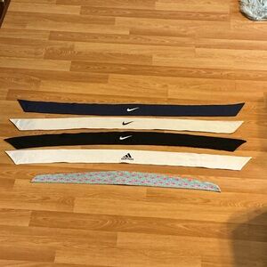 Nike and Adidas Black and Head bands Collection